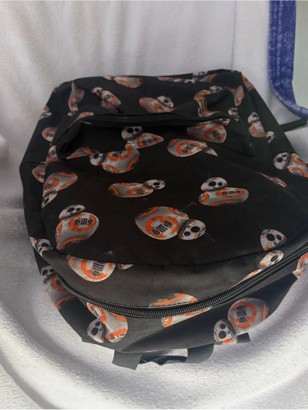 BB-8 Print Black & Orange Backpack -